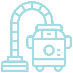 An icon depicting a vacuum cleaner.