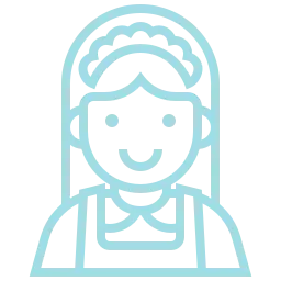 An icon depicting a cleaner.
