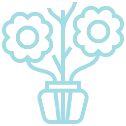 An icon depicting some flowers.